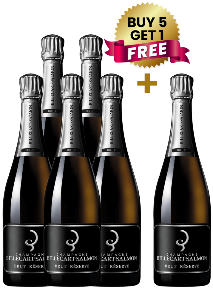 Billecart Salmon Brut Reserve 75cl (Buy 5 Get 1 Free)