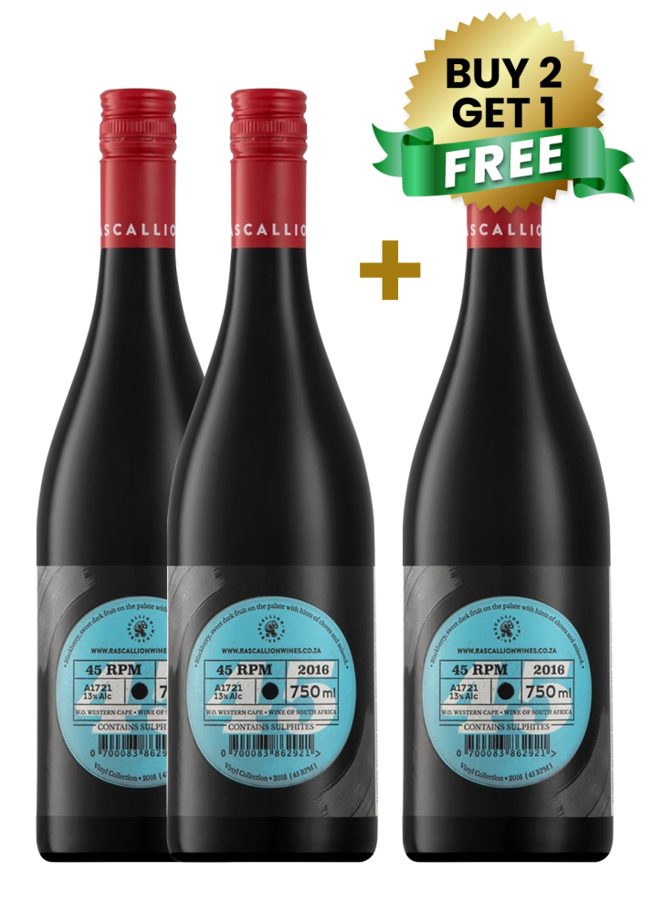 Rascallion 45 RPM Red Blend 75Cl (Buy 2 Get 1 Free)