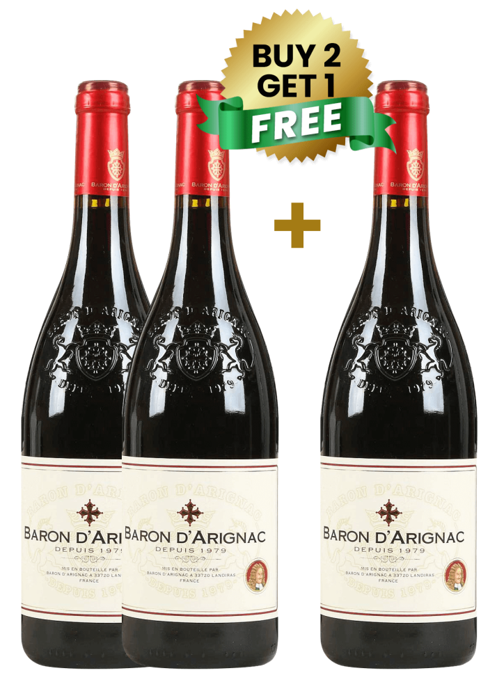 Baron D'Arignac Red Wine 75 Cl Buy 2 Get 1 Free
