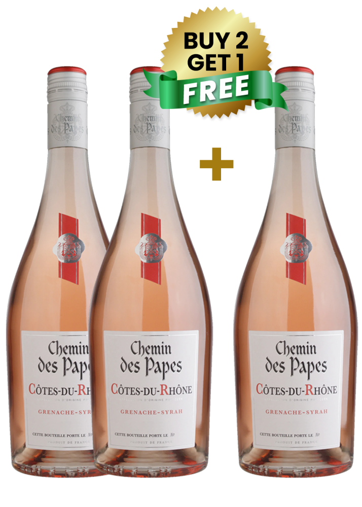 Chemin Des Papes Cotes Du Rhone Grenache-Syrah 75Cl (Buy 2 Get 1 Free)