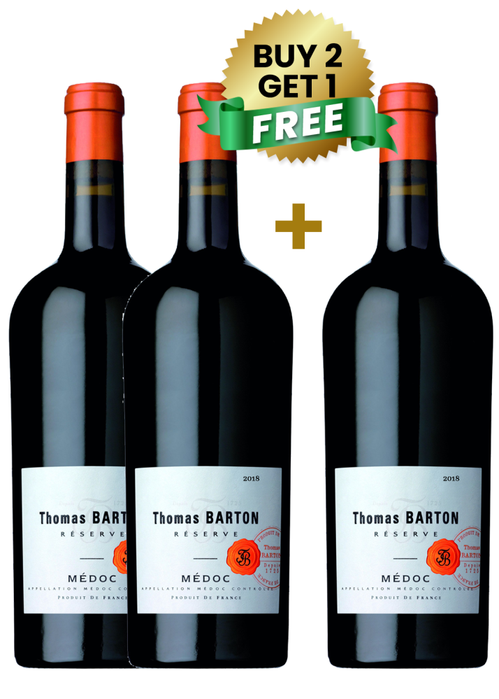 Thomas Barton Reserve Medoc 75Cl (Buy 2 Get 1 Free)