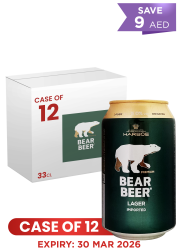 Bear Beer Can 5% 33Cl X 12 Case