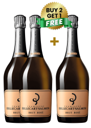 Billecart Salmon Brut Rose 75cl (Buy 2 Get 1 Free)