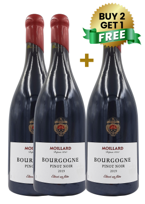 Moillard Bourgogne Pinot Noir Eleve En Futs 75Cl (Buy 2 Get 1 Free)