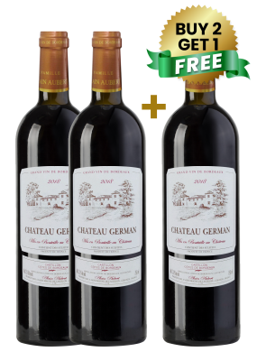 Chateau German Castillon Cotes De Bordeaux 75Cl (Buy 2 Get 1 Free)