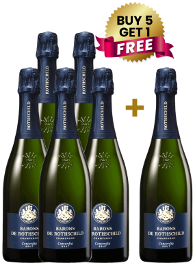 Barons De Rothschild Champagne Concordia Brut 75Cl (Buy 5 Get 1 Free)