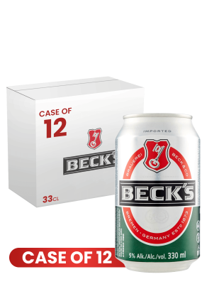 Beck's Can 33 CL X 12 Case