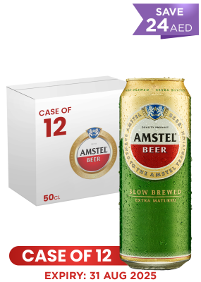 Amstel Regular Can 50 CL X 12 Case