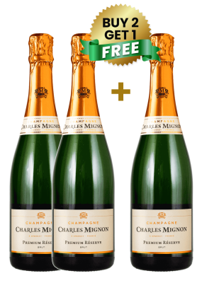 Charles Mignon Premium Reserve Brut 75Cl (Buy 2 Get 1 Free)