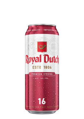Royal Dutch Premium Strong Beer 16% Can 50CL X 12 Case