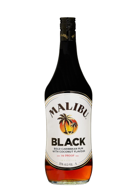Malibu Black Rum 1 Ltr