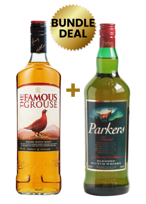 1 Btl Famous Grouse 1L + 1 Btl Parkers Finest Blended Scotch Whisky 1Lt