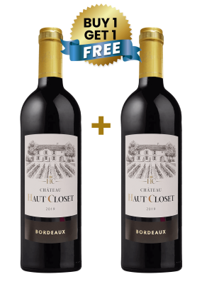 Chateau Haut Closet Bordeaux Red 75 CL (Buy 1 Get 1 Free)