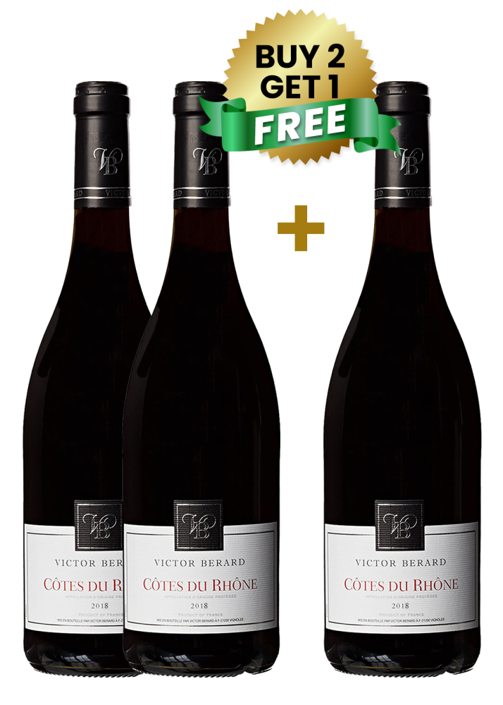 Victor Berard Cotes Du Rhone 75cl (Buy 2 Get 1 Free)