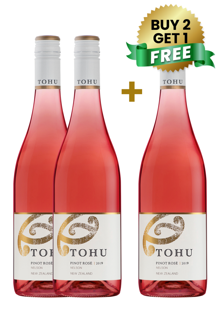 Tohu Nelson Pinot Rose 75Cl (Buy 2 Get 1 Free)