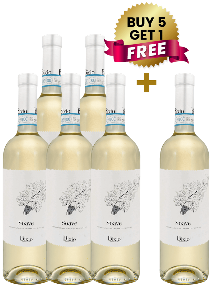 Bixio Soave Doc 75Cl (Buy 5 Get 1 Free)