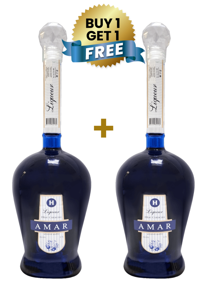 AMAR Liqueur Blue Curacao 70Cl (Buy 1 Get 1 Free)