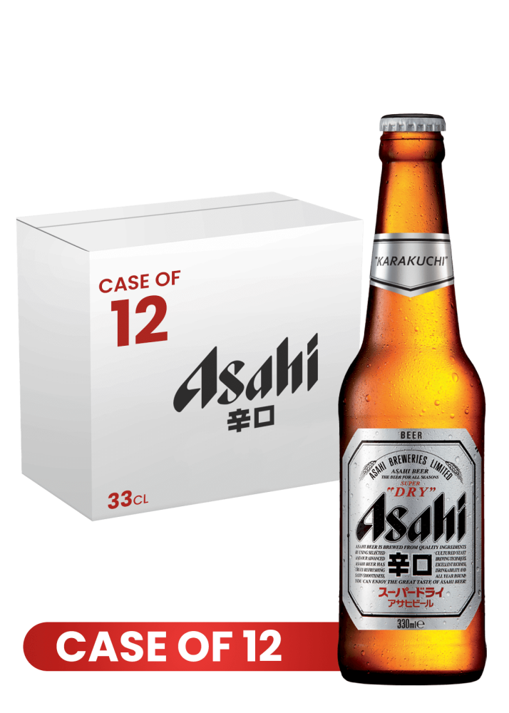 Asahi Super Dry Bottles 330ml (Unbeatable Prices): Buy Online