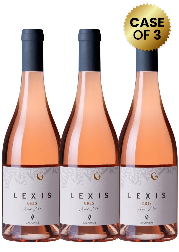 3 Bottles Lexis Gris - Moschofilero Rose 75Cl Promo