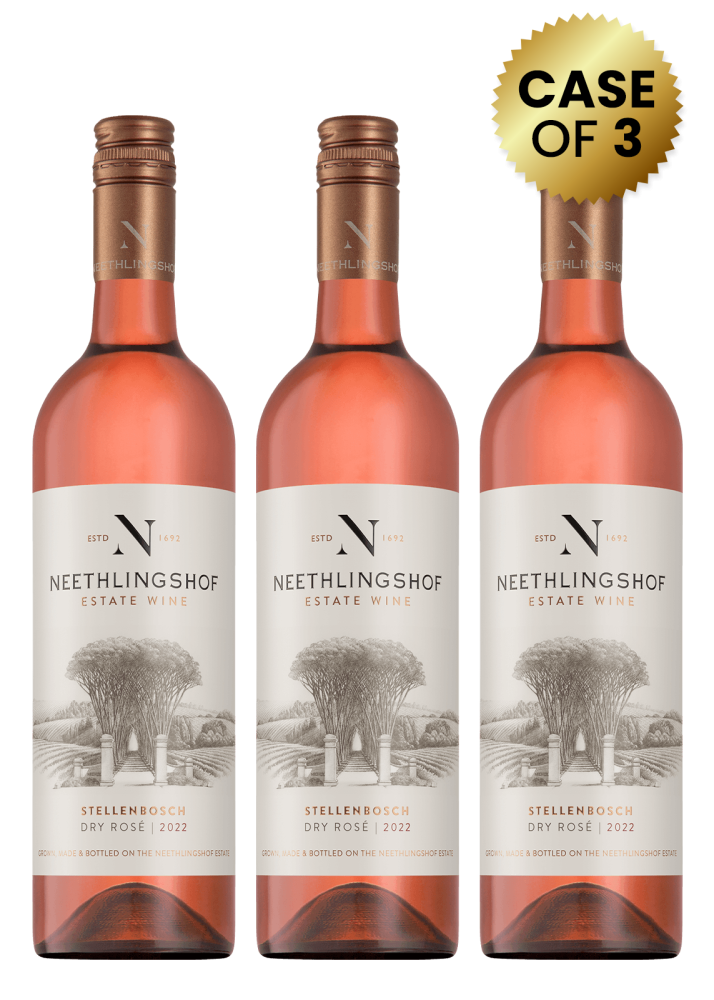 3 Bottles Neethlingshof Dry Rose 75Cl Promo