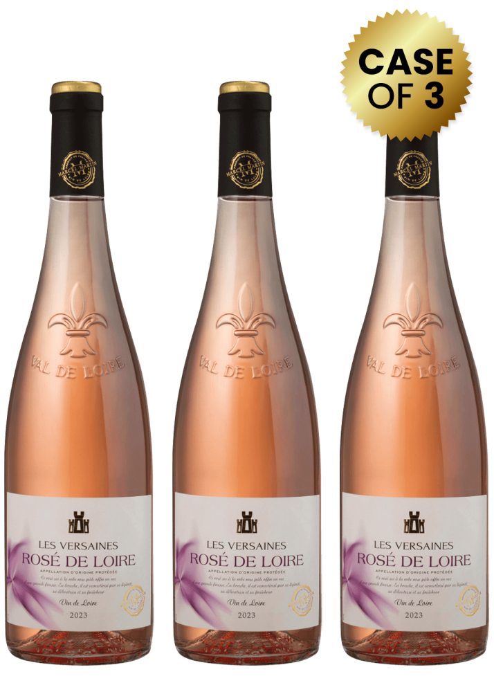3 Bottles Marcel Martin Les Versaines Rose De Loire 75Cl Promo