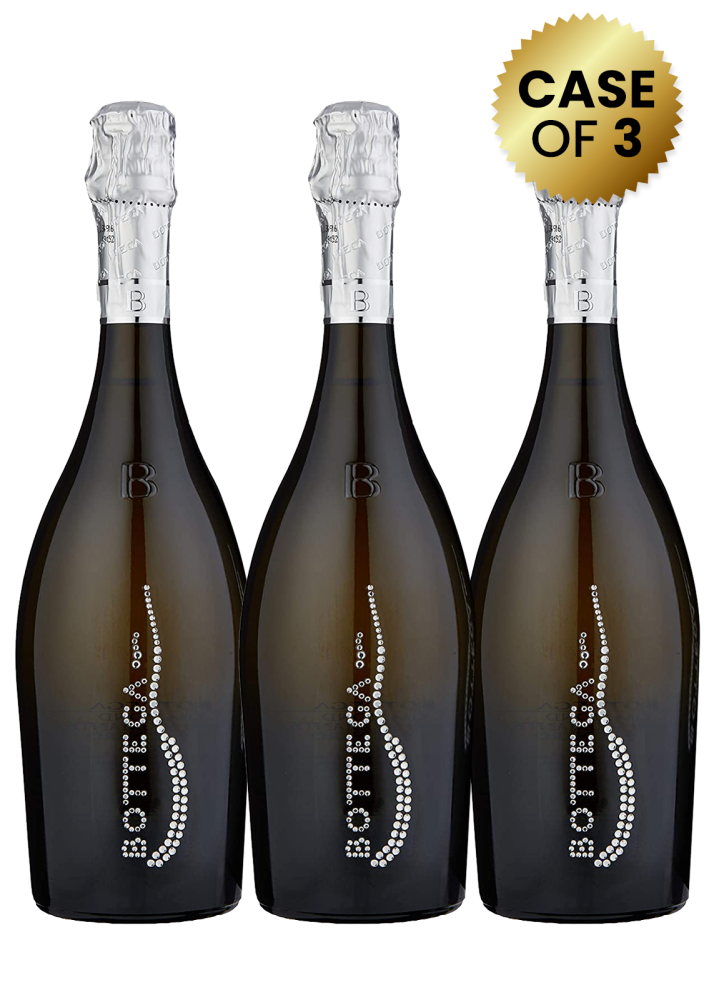 3 Bottles Bottega Diamond Vino Spumante Pinot Nero 75Cl Promo
