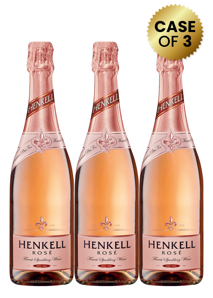 3 Bottles Henkell Rose Sparkling Dry-Sec 75Cl Promo