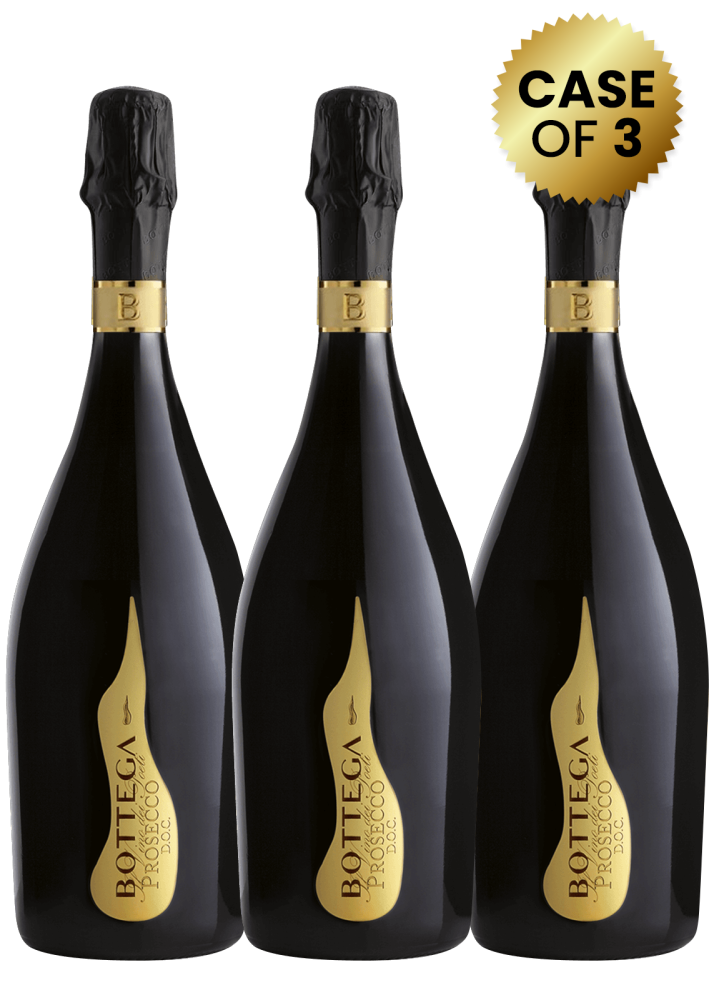 3 Bottles Bottega Prosecco Il Vino Dei Poeti 1.5L Promo
