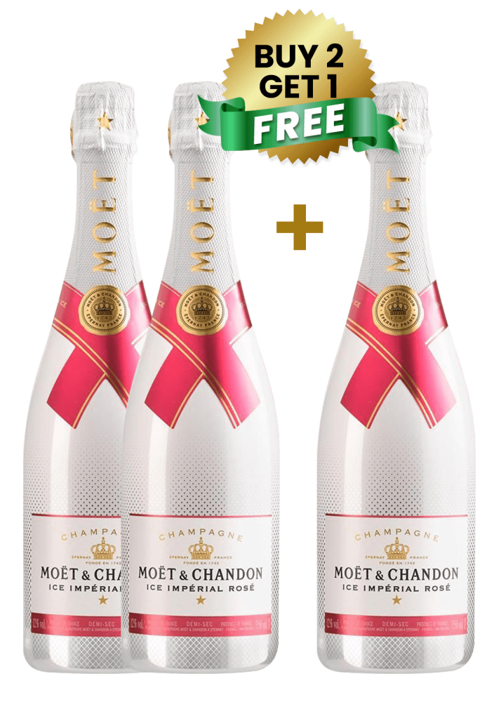 Moet & Chandon Ice Imperial Rose 75Cl (Buy 2 Get 1 Free)