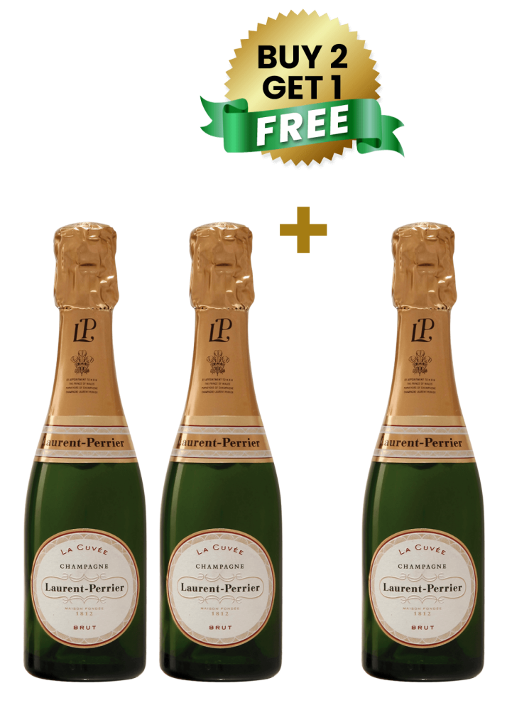 Laurent Perrier La Cuvee Brut 20Cl (Buy 2 Get 1 Free)