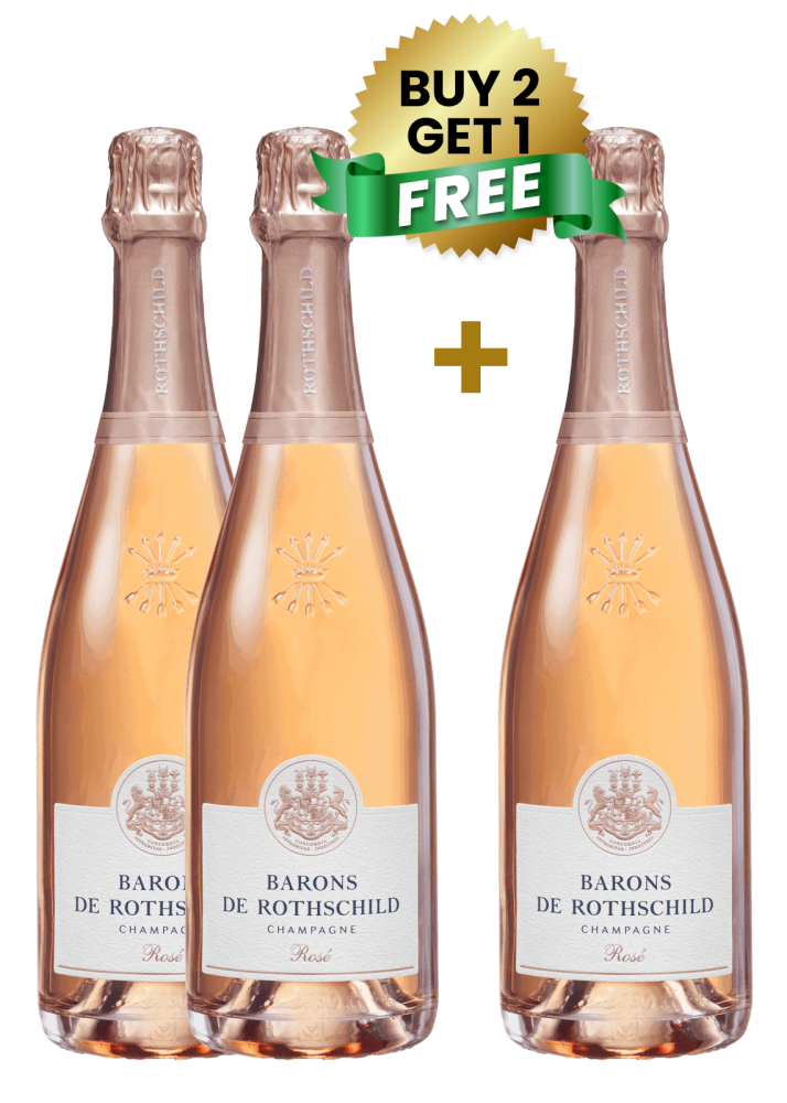 Barons De Rothschild Champagne Rose 75Cl (Buy 2 Get 1 Free)