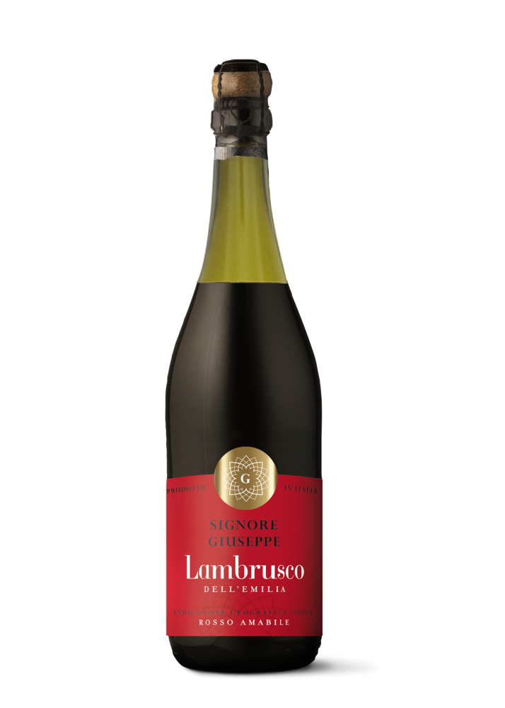 Signore Giuseppe Lambrusco Dell'emilia Rosso Amabile 75Cl
