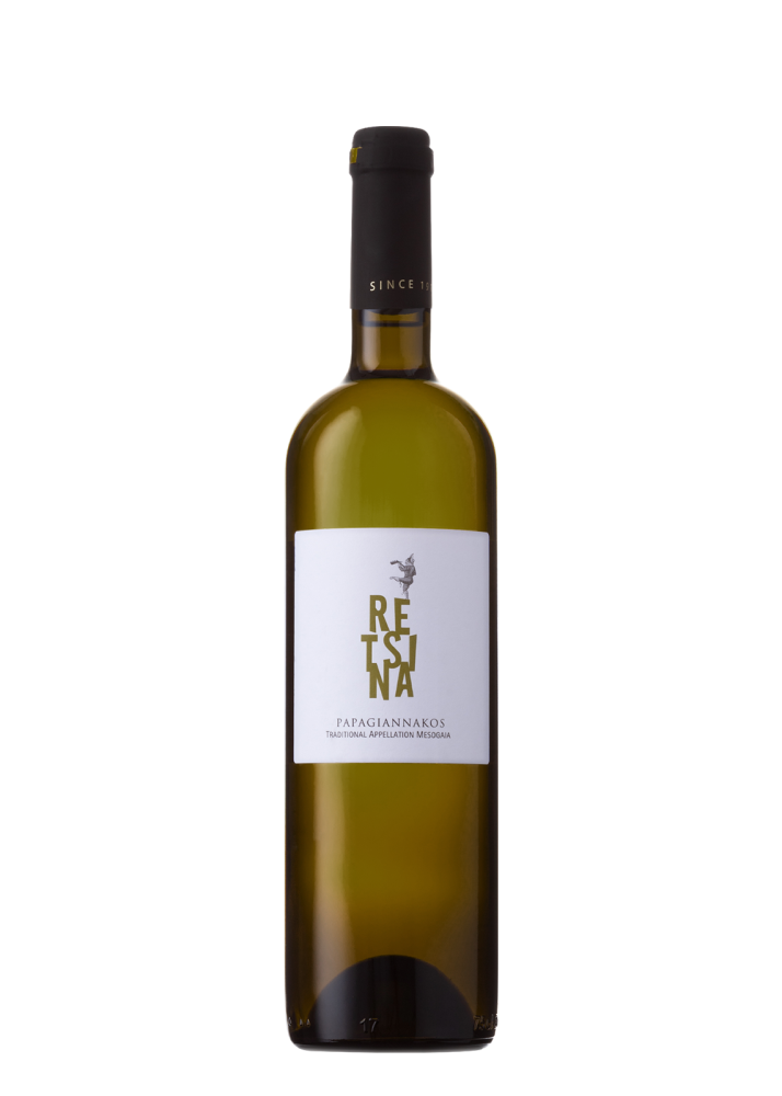 Papagiannakos Retsina Dry White Wine 75Cl