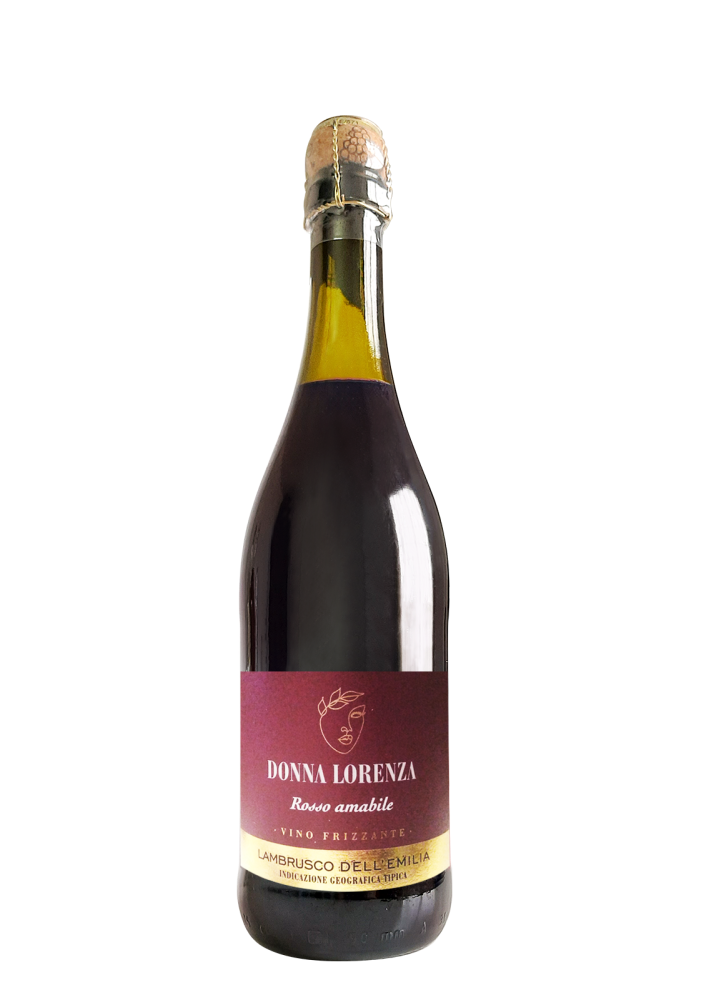 Donna Lorenza Lambrusco Dell'emilia Rosso Dolce Vino Frizzante 75 Cl