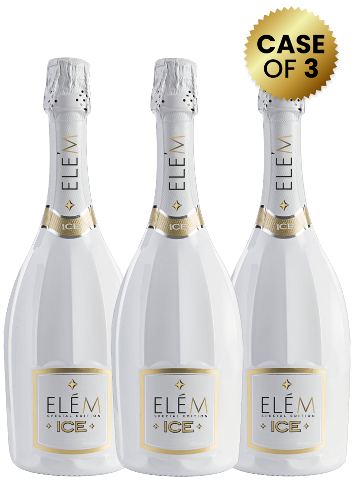 3 Bottles Elem Special Edition Ice Vino Spumante Demi Sec 75Cl Promo