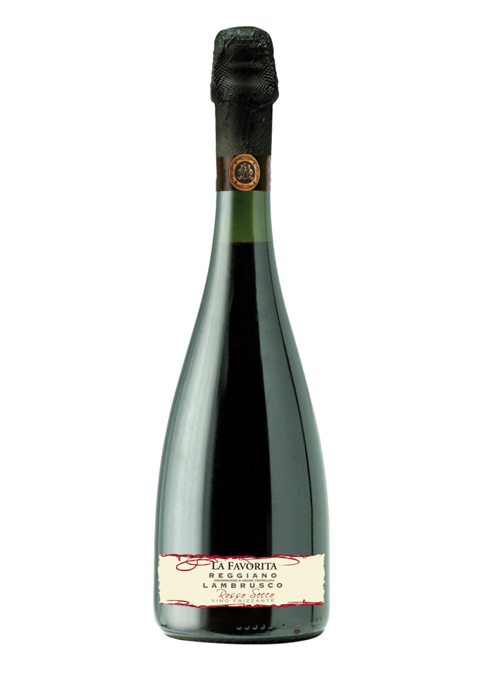 Lambrusco Reggiano Doc Rosso Secco La Favorita Reggiano Doc 75 Cl