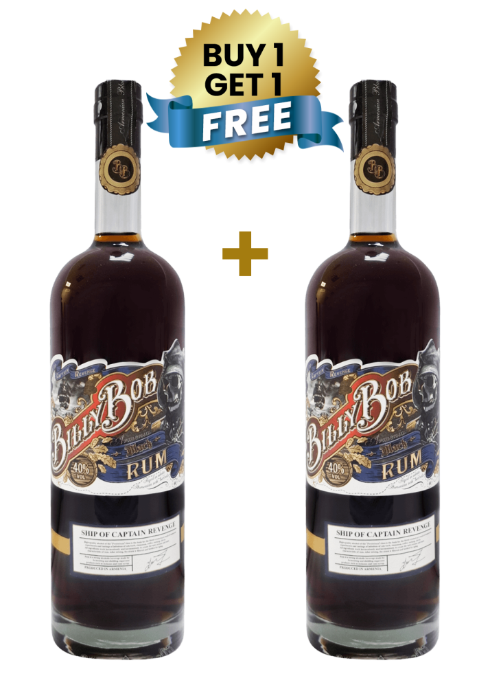 BILLY BOB Black Rum 1L (Buy 1 Get 1 Free)