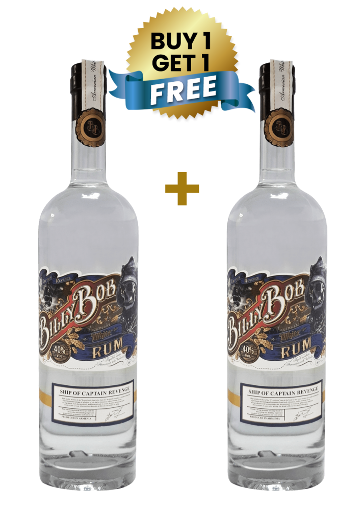 BILLY BOB White Rum 1L (Buy 1 Get 1 Free)