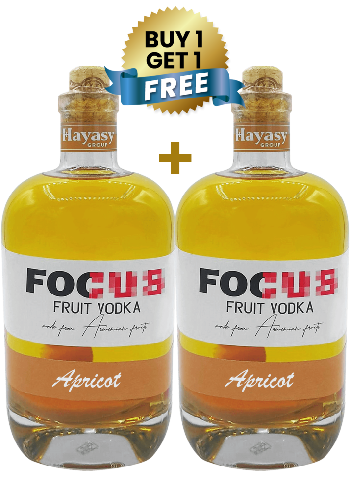 Focus Fruit Vodka Apricot 70 Cl (Buy 1 Get 1 Free)