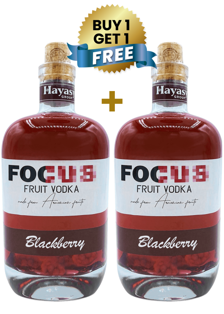 FOCUS Fruit Vodka Blackberry 70Cl (Buy 1 Get 1 Free)