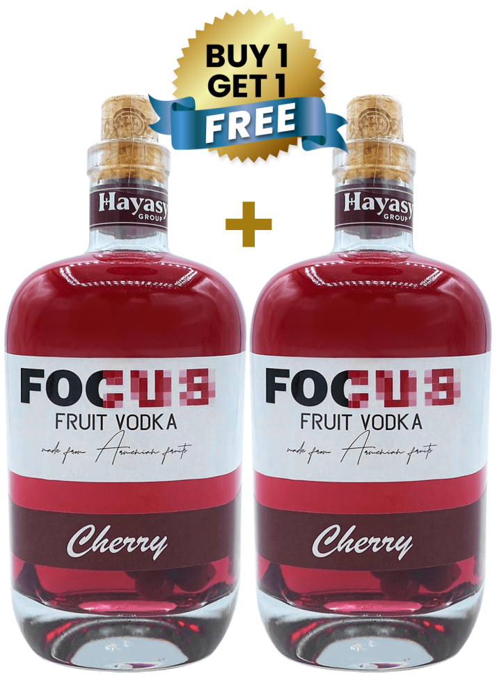 FOCUS Fruit Vodka Cherry 70Cl (Buy 1 Get 1 Free)