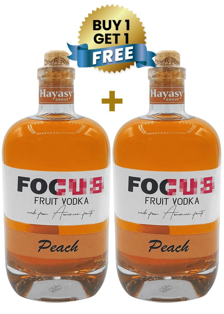 FOCUS Fruit Vodka Peach 70Cl (Buy 1 Get 1 Free)