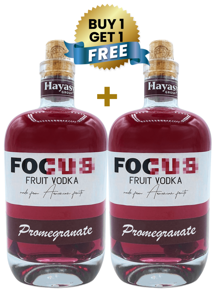 FOCUS Fruit Vodka Pomegranate 70Cl (Buy 1 Get 1 Free)