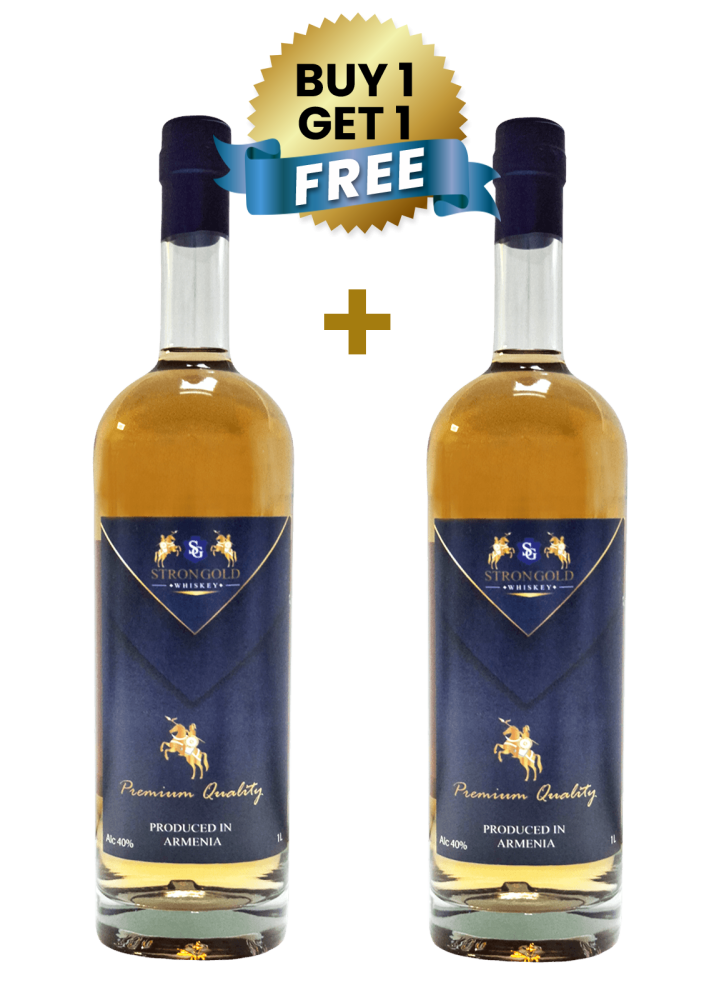STRONGHOLD Whiskey Premium Quality 1L (Buy 1 Get 1 Free)