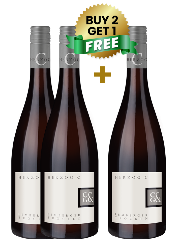 C&G Herzog C Lemberger Trocken 75cl (Buy 2 Get 1 Free)