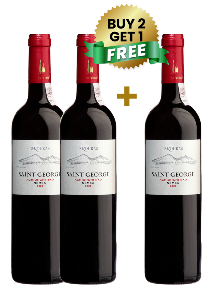 Skouras Saint George Agiorgitiko Nemea 75cl (Buy 2 Get 1 Free)