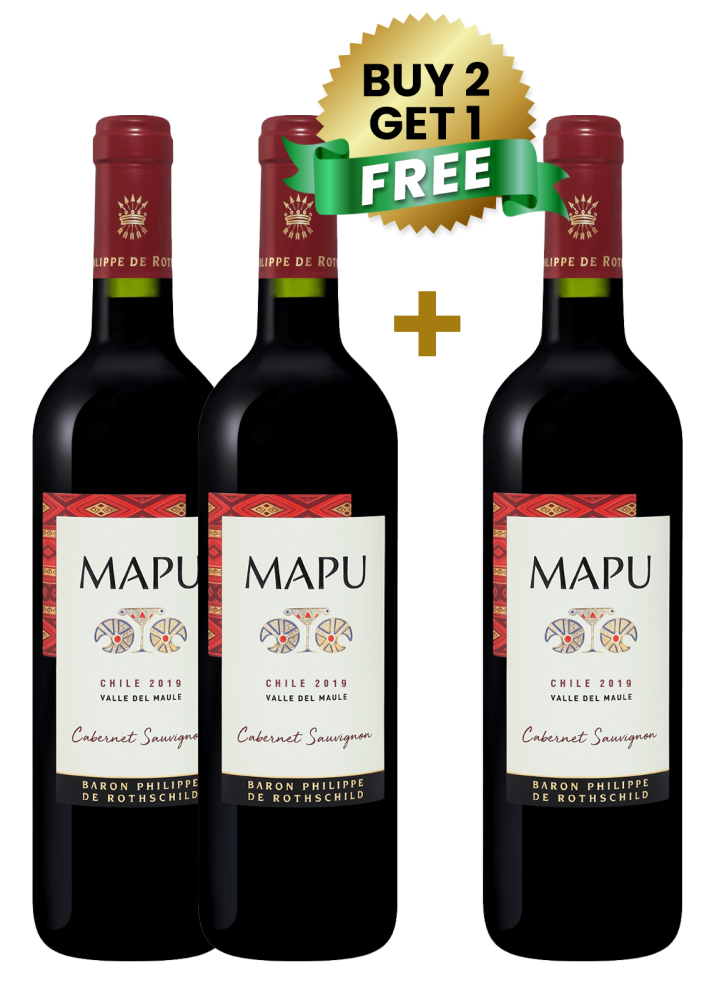 Mapu Cabernet Sauvignon 75Cl (Buy 2 Get 1 Free)
