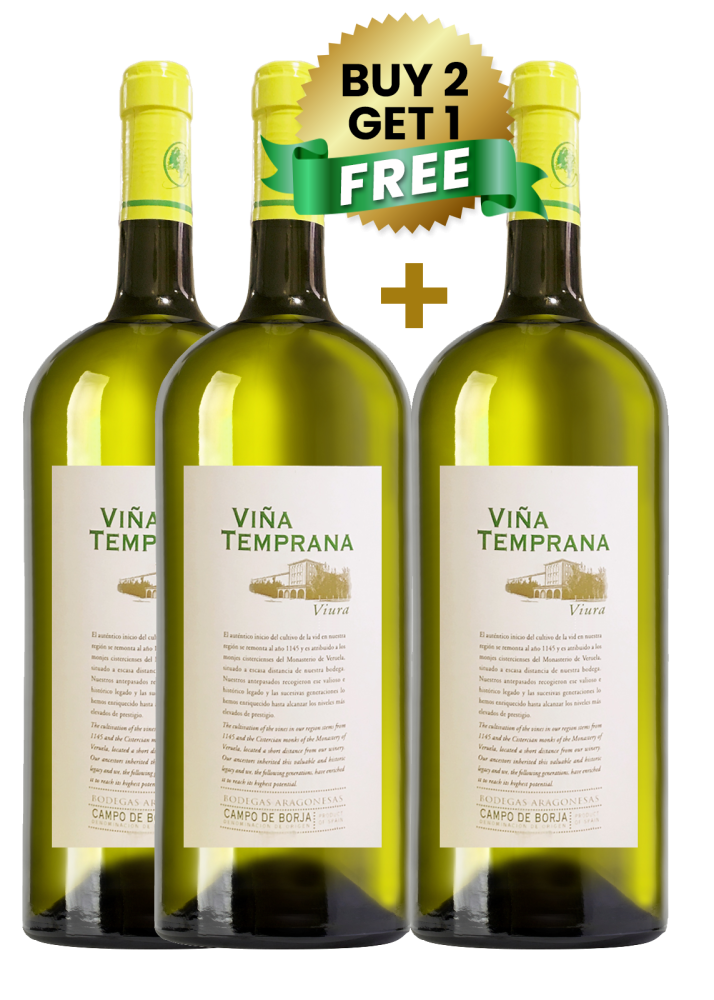 Vina Temprana White 1.5L (Buy 2 Get 1 Free)