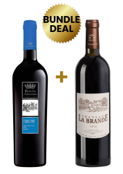 1 Btl Tenuta L'Impostino Ciarlone Montecucco Rosso 2016 75Cl + 1 Btl Chateau La Brande Castillon Cotes De Bordeaux 75Cl