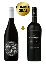 1 Btl Old Road Wine Co. The Spotted Hound Red Blend 75Cl + 1 Btl Mouton Cadet Selection Bordeaux Rouge 75 Cl